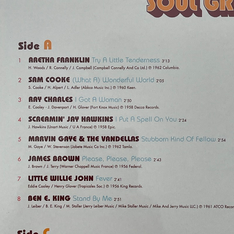 แผ่นเสียง Soul Greatest Hits 2LP 25 Tracks, 2 x Vinyl, LP, Compilation, Remastered เสียงมือหนึ่ง ซีล