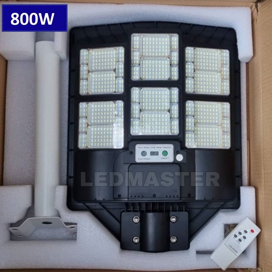 ✴NEW2022 โคมไฟถนนโซล่าเซลล์ รุ่น Combo 1200W 1000W 800W โคมไฟติดถนนโซล่าเซลล์ พร้อมขายึด ไฟสว่างถึงเช้า โคมไฟสปอร์ตไลท์