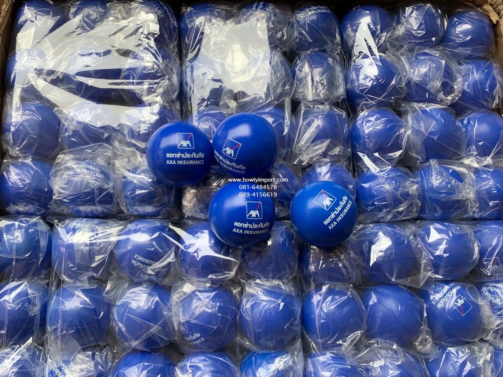 ผลิตลูกบอลบีบ บริหารมือ พร้อมโลโก้