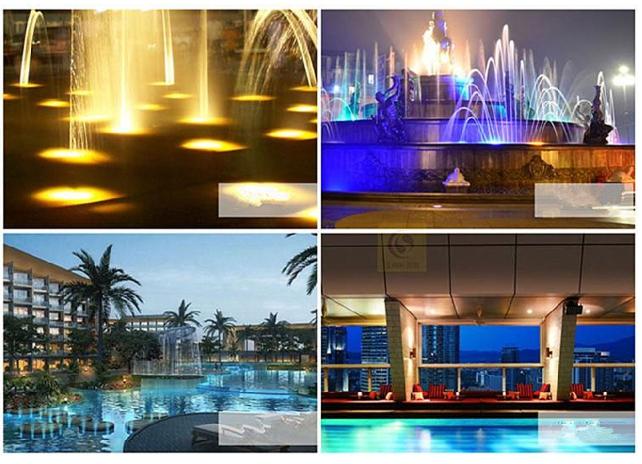 LED Swimming Pool Light Underwater Light ไฟไต้น้ำ โคมไฟสระว่ายน้ำ 12W 23 CM. / 18W 30 CM. 12V-24V IP68 ขอบสเเตนเลส เเสงขาว ( White ) / เเสงวอร์มไวท์ (warmwhite) -แอลอีดีสำหรับสระว่ายไฟสำหรับสระว่ายน้ำ น้ำพุ สปอร์ตไลท์ไฟใต้สระน้ำ