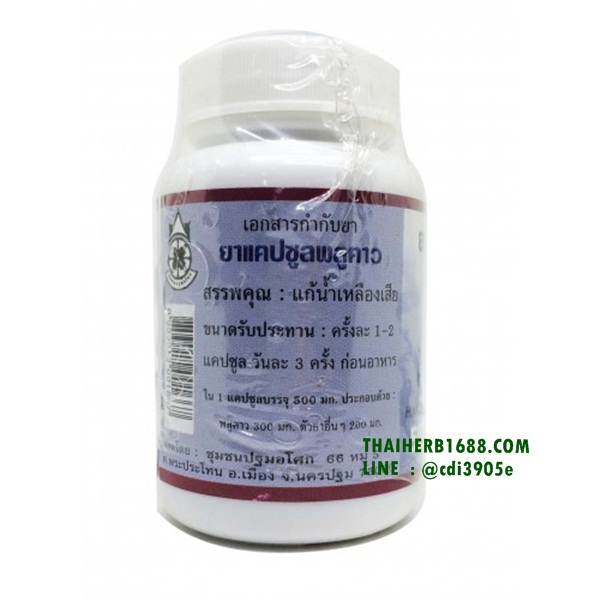 พลูคาว 50 แคปซูล Vcaps