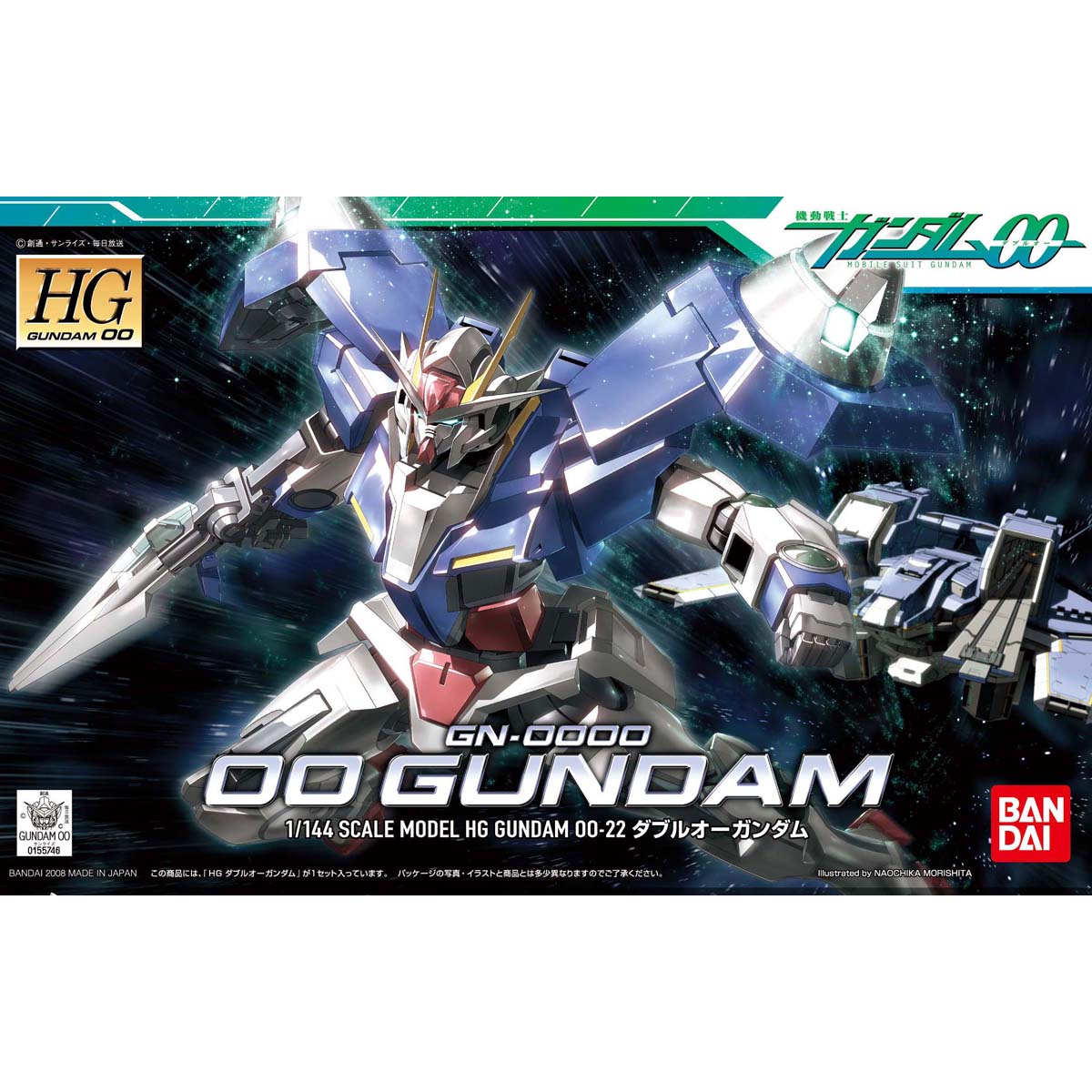 1059234 BANDAI SPIRITS HG 1/144 OO GUNDAM