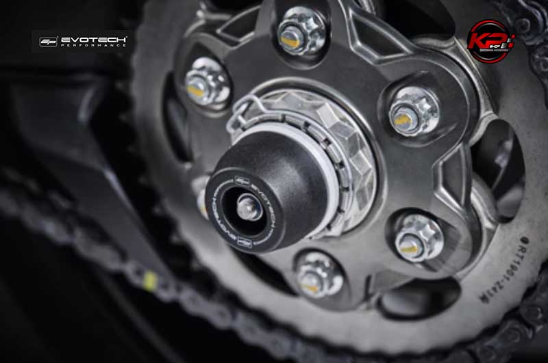 กันล้มหลัง Evotech Rear Spindle Bobbins - Ducati Monster 1200