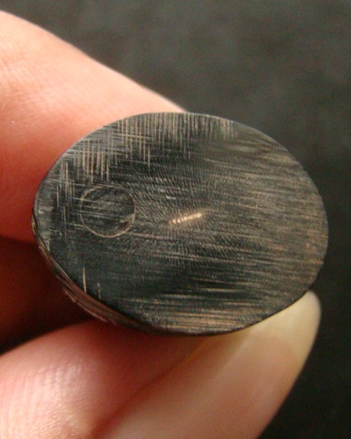 เสือดำมหาอำนาจ แกะจากเขาควาย มีจารอักขระ อุดกริ่ง วัดบางพระ ปี 2544 #P2