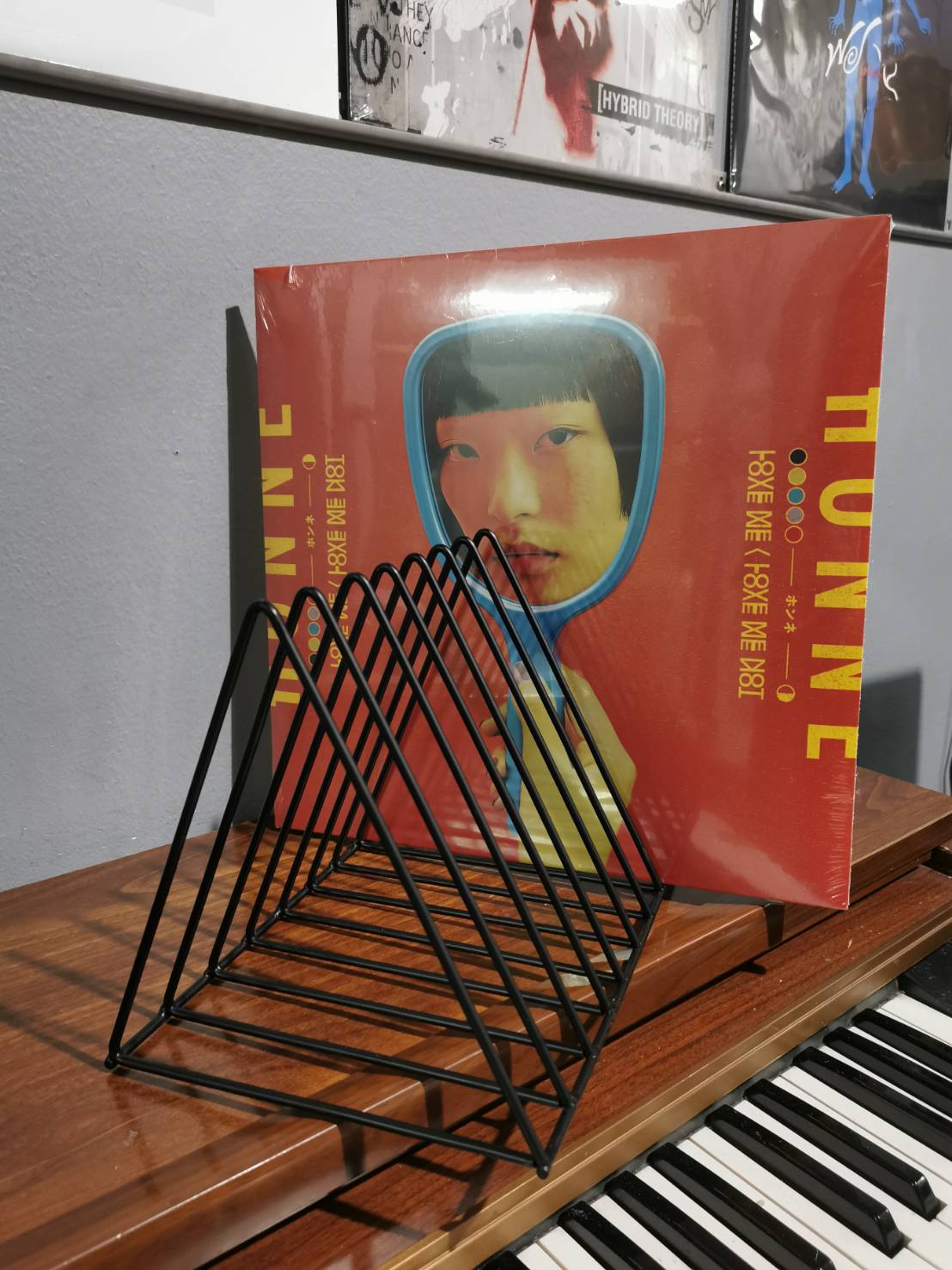 ชั้นเหล็กวางแผ่นเสียง ชั้นเหล็กเก็บแผ่นเสียง ที่เก็บแผ่นเสียง Rackเก็บแผ่นเสียง