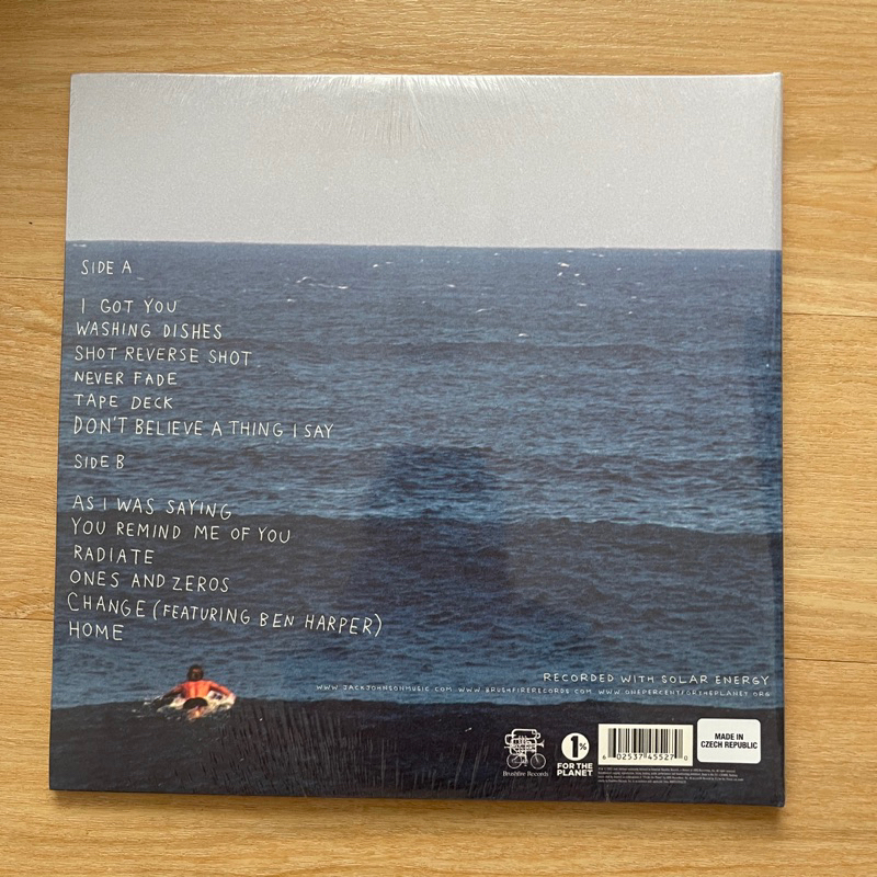 แผ่นเสียง Jack Johnson – From Here To Now To You แผ่นเสียงใหม่ ซีล Vinyl New Sealed
