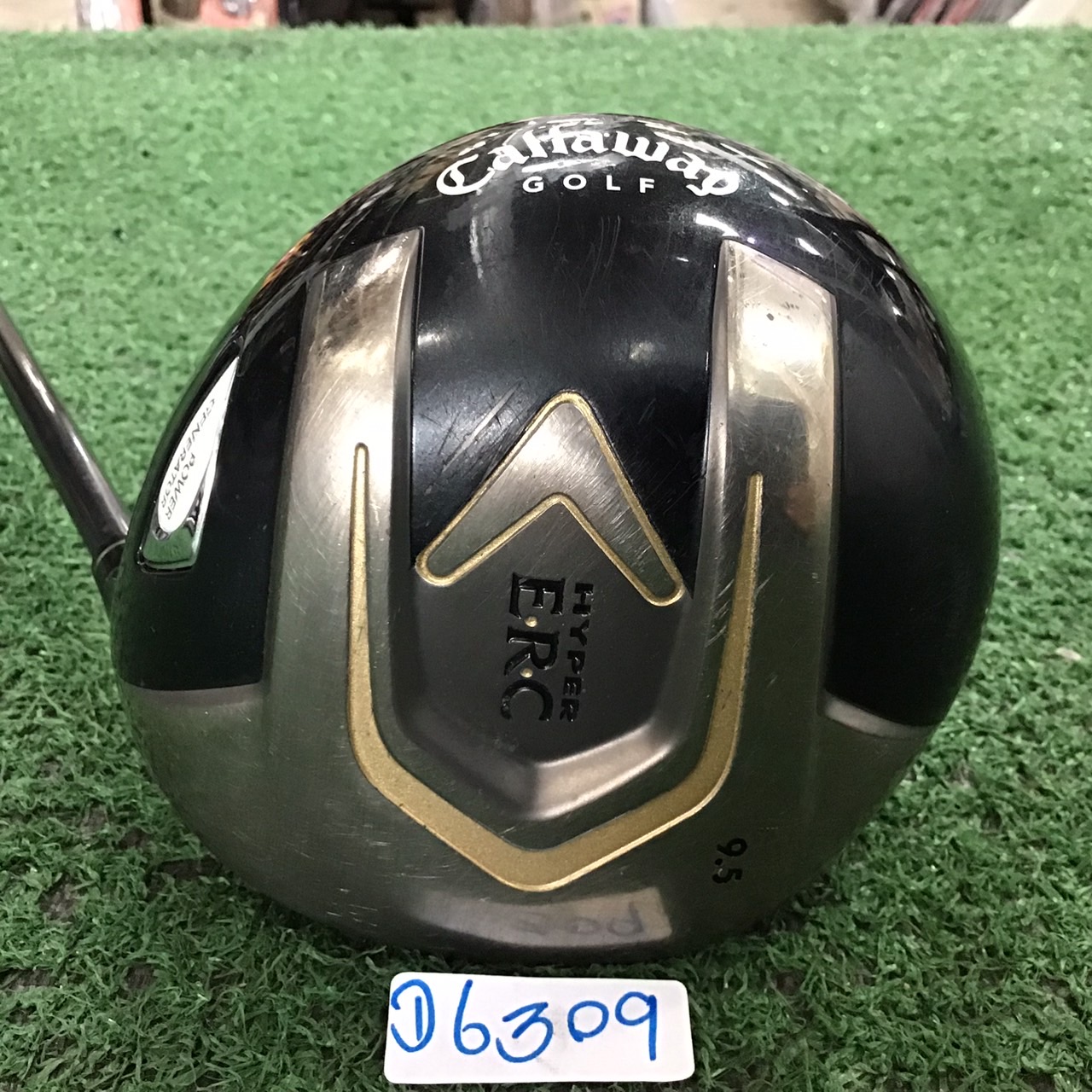 DRIVER 9.5 องศา CallawayGOLF : HYPER E.R.C / 55w FLEX-S ก้านกราไฟร์