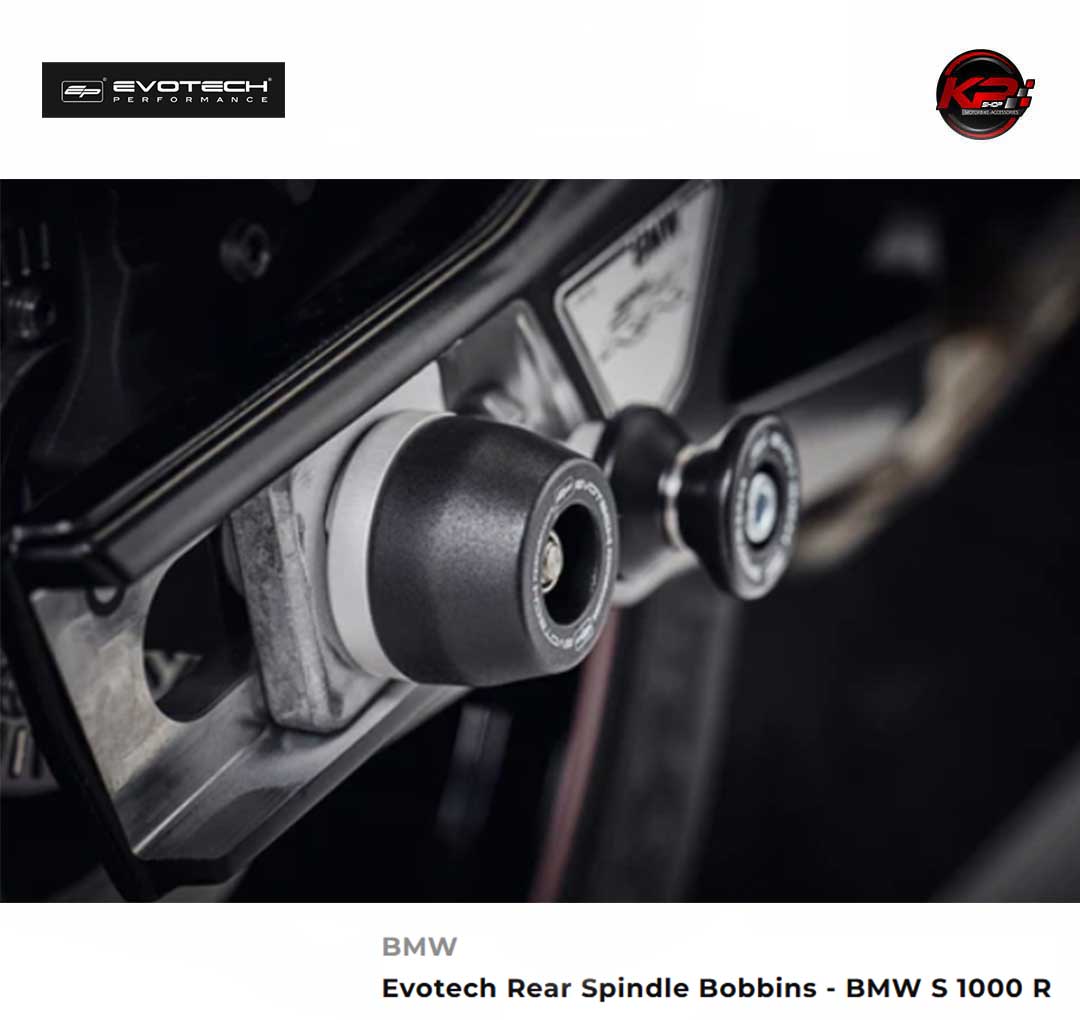 กันล้มหลัง Evotech Rear Spindle Bobbins - BMW S 1000 R