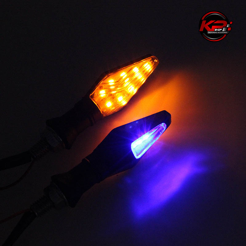 ไฟเลี้ยวมอเตอร์ไซค์แต่ง LED