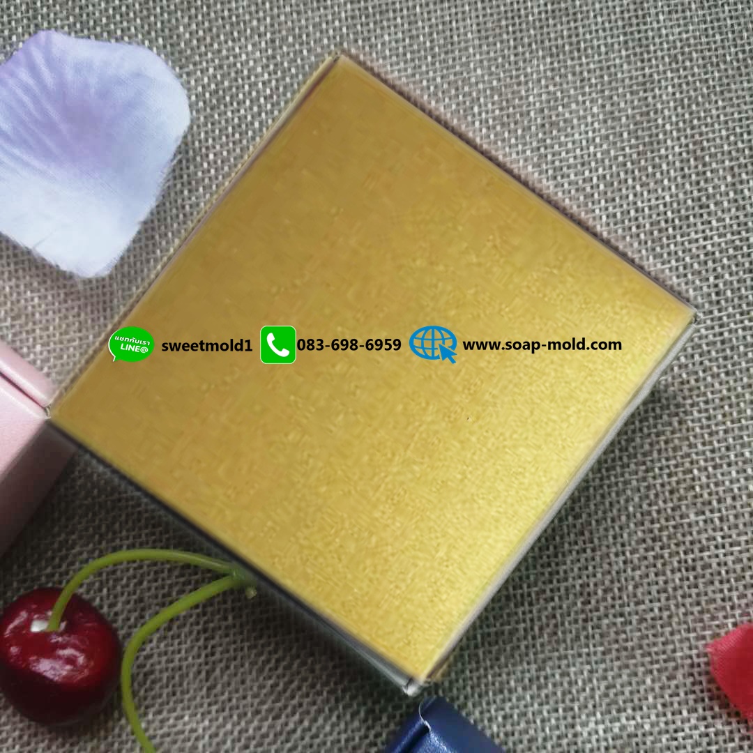 กล่องพับกระดาษสี่เหลี่ยมสีสันสดใส มีให้เลือกขนาดและสี (แพ็ค50ชิ้น)