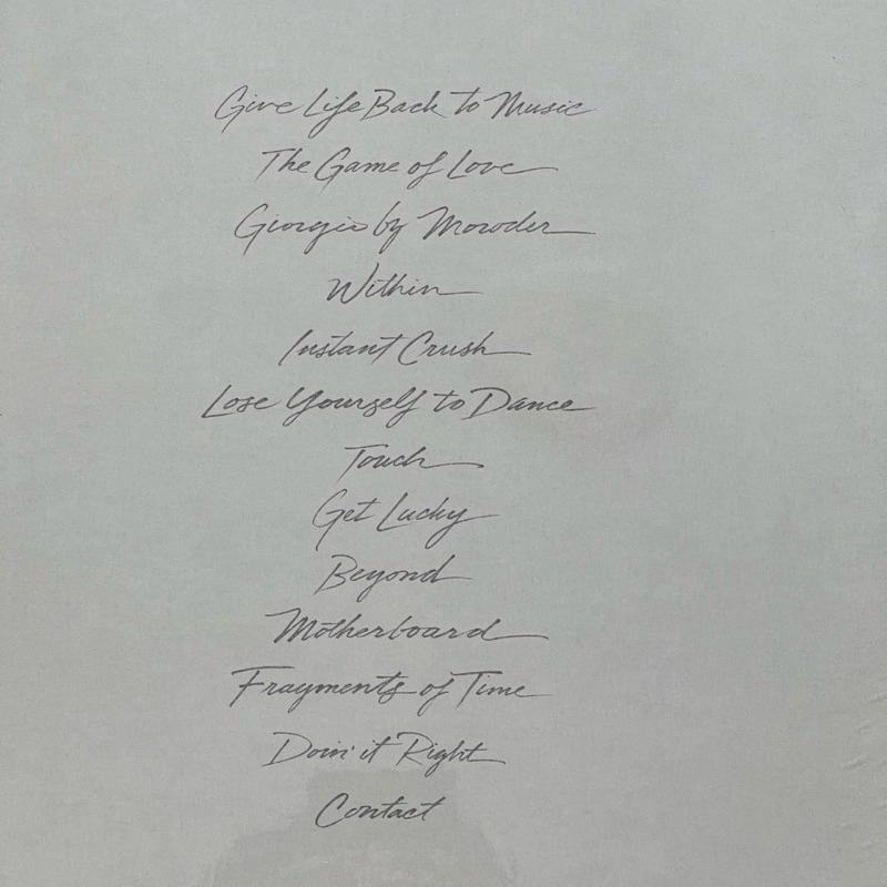 แผ่นเสียง Daft Punk - Random Access Memories ( Drumless Edition) 2 x Vinyl, LP, Album, 180 gram มือหนึ่ง ซีล