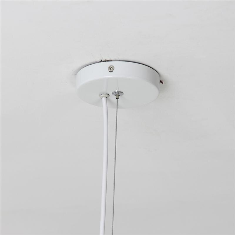 Pendant Lamp Lights Modern Style โคมไฟทรงกลมขนนกสีขาว ขนาดเส้นศูนย์กลาง 30 เมตร เเถมฟรี !! หลอดไฟ led E27 โคมไฟเพดาน โคมไฟ led โคมไฟตกเเต่งบ้าน โคมไฟประดับตกเเต่งเพดาน