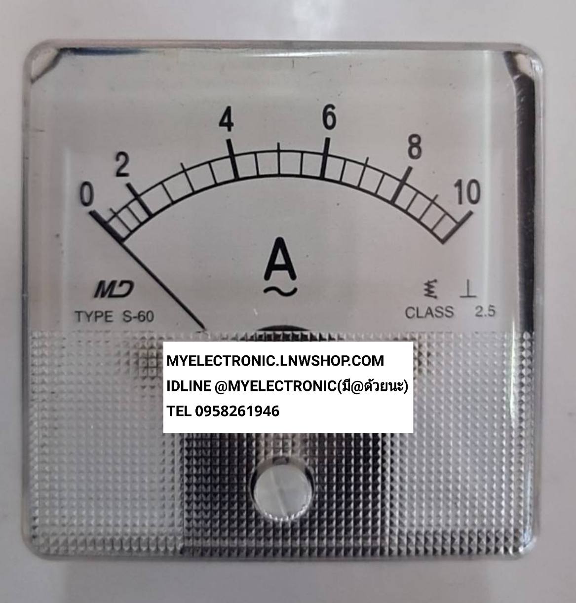ขาย , มิเตอร์10A , AC , มิเตอร์10AAC , มิเตอร์ , 10A , มิเตอร์ , รุ่น , TYPE : S60 , PANAL , METER , มิเตอร์เข็ม , 10AAC SIZE , ขนาด , 60×60MM. ขนาดเส้นผ่านศูนย์กลาง , ด้านหลัง , อ้วน , 52MM. , ยี่ห้อ , MATSUDENKI , MADE , IN , JAPAN , ของแท้ , ราคา , ตัว