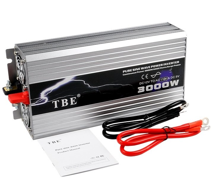 TBE inverter pure sine wave power inverter 12V 3000W เครื่องแปลงไฟ อินเวอร์เตอร์ / inverter 12v to 220v pure sine wave 3000w / inverter pure sine wave/ อินเวอร์เตอร์ 12v ใช้กับรถแห่