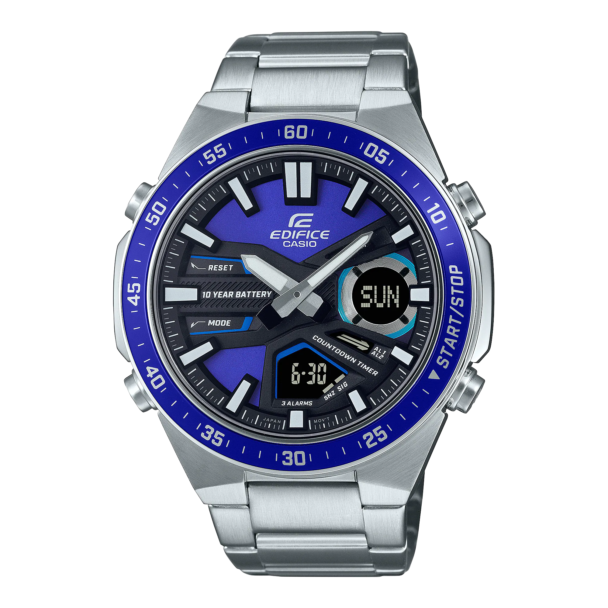 EFV-C110D-2AV | อะนาล็อก-ดิจิตอล | EDIFICE | นาฬิกา | CASIO