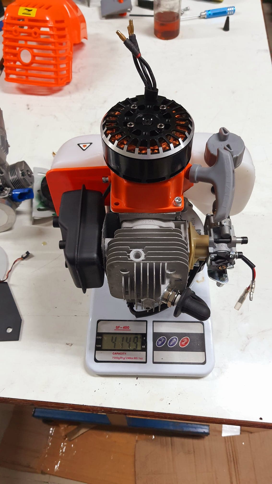 เครื่องตัดหญ้า 2 จังหวะ 60 cc ผลิตไฟฟ้า 1.5KW