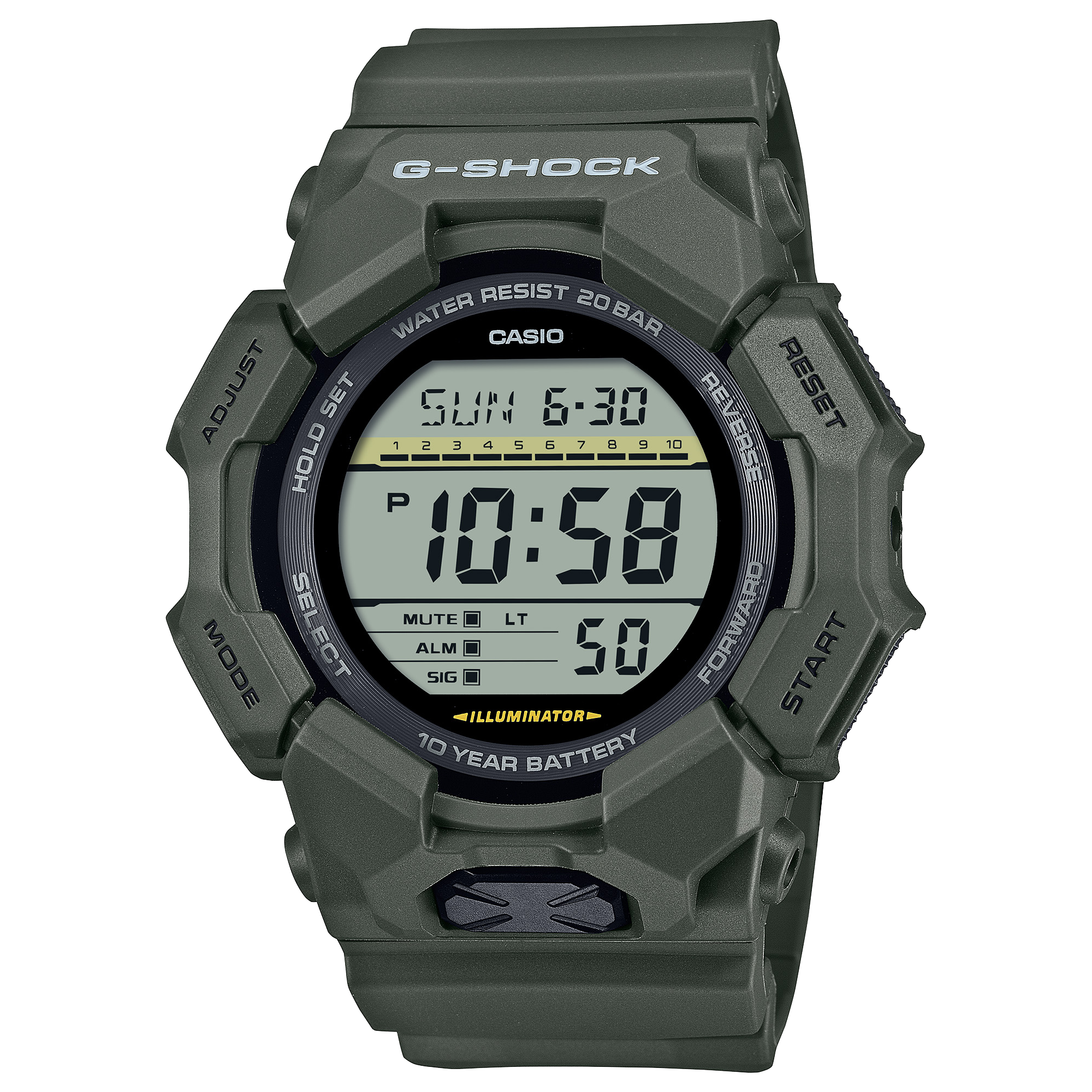 GD-010-3 | ดิจิตอล | ซีรีส์ GD-010 | G-SHOCK | นาฬิกา | CASIO