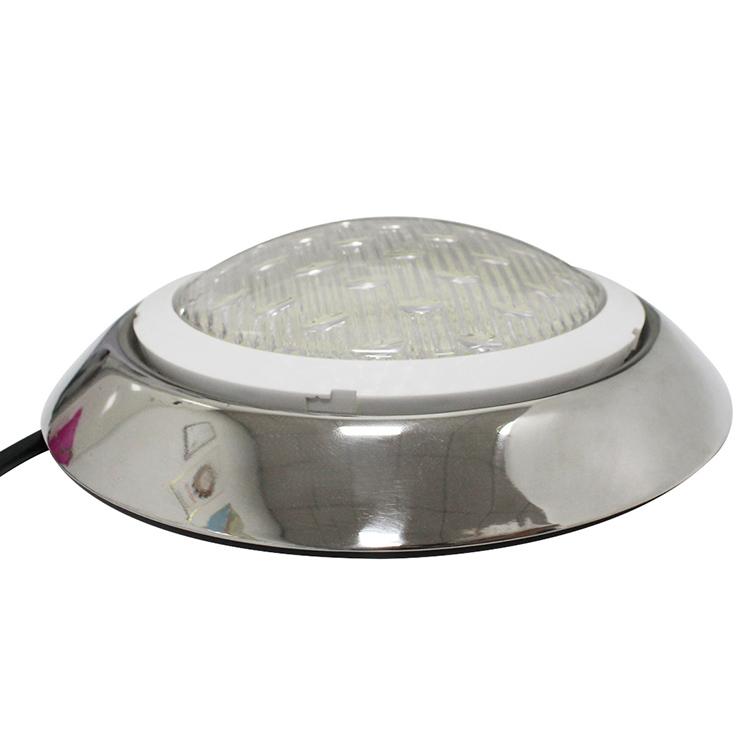 LED Swimming Pool Light Underwater Light ไฟไต้น้ำ โคมไฟสระว่ายน้ำ 12W 23 CM. / 18W 30 CM. 12V-24V IP68 ขอบสเเตนเลส เเสงขาว ( White ) / เเสงวอร์มไวท์ (warmwhite) -แอลอีดีสำหรับสระว่ายไฟสำหรับสระว่ายน้ำ น้ำพุ สปอร์ตไลท์ไฟใต้สระน้ำ