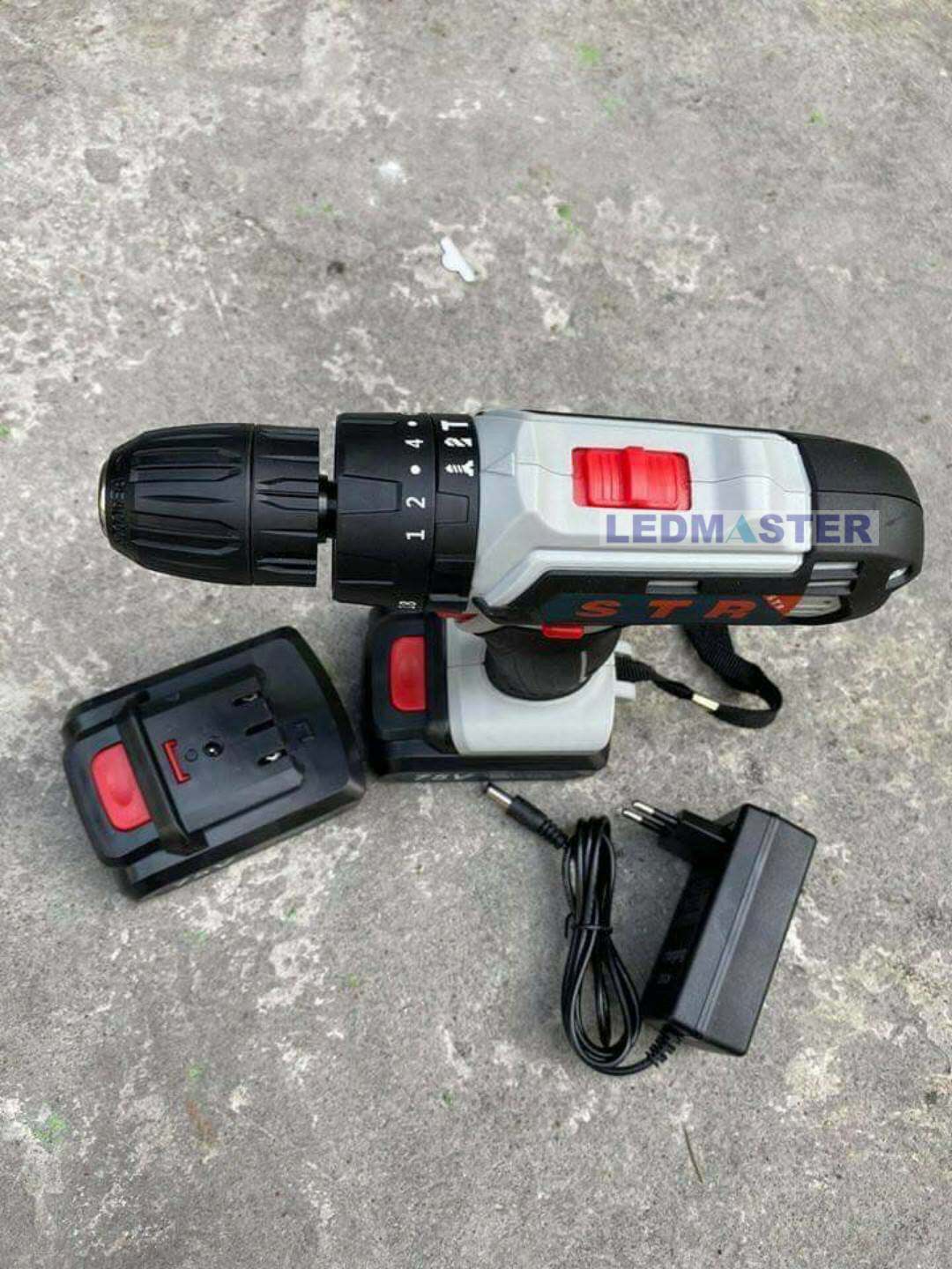 ชุดเครื่องมือช่างสุดคุ้ม// สว่านไร้สาย แบต 3 ระบบ STR 75V รุ่นใหม่ แถมอุปกรณ์ครบชุด // สว่านไฟฟ้ารุ่นงานหนักอึดและทนใช้งาน 3 ระบบ เจาะกระแทกได้ เหมือนสว่านโรตารี่ ขันสกรู เจาะไม้ ปูนเหล็ก