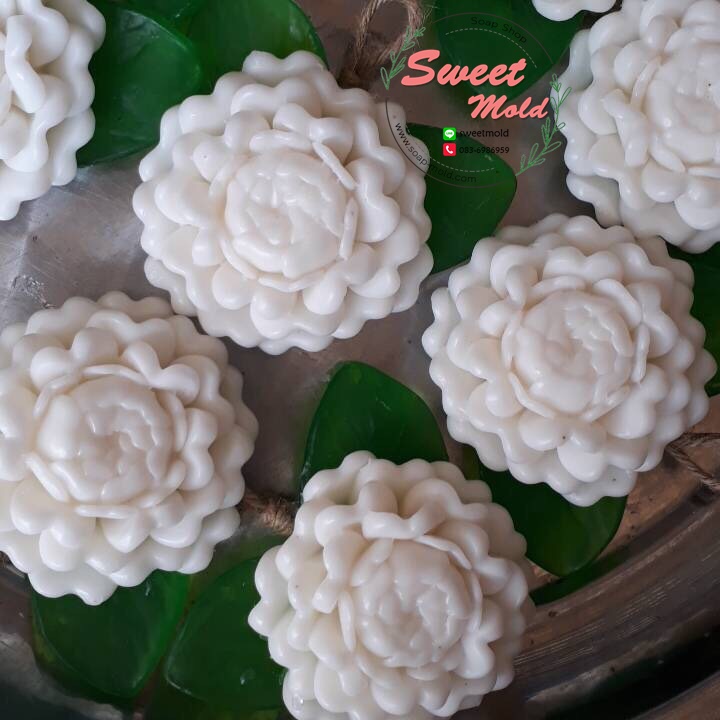 แม่พิมพ์ดอกมะลิ 130กรัม 4ช่อง :006463