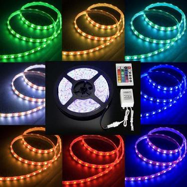 LED RIBBON RGB ไฟเส้นสลับสี CHIPSET5050 ครบชุด