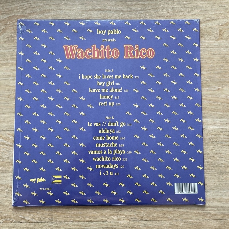 แผ่นเสียง Boy Pablo - Wachito Rico, Vinyl, LP, Album, Stereo แผ่นเสียง มือหนึ่ง ซีล