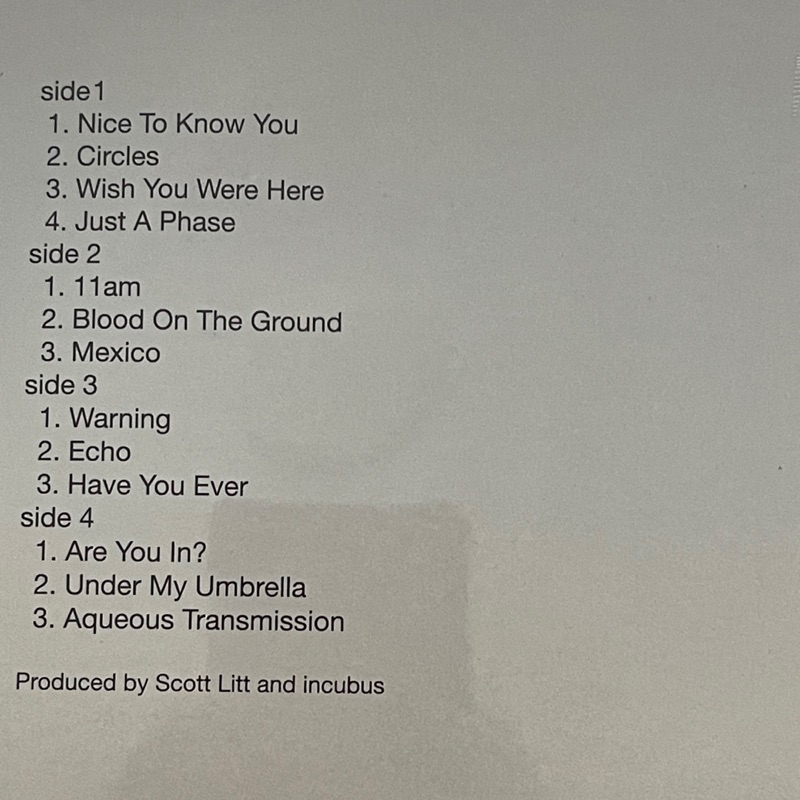 แผ่นเสียง Incubus – Morning View, 2 x Vinyl, LP, Album, Reissue, 180 Gram, Gatefold ,US มือหนึ่ง ซีล