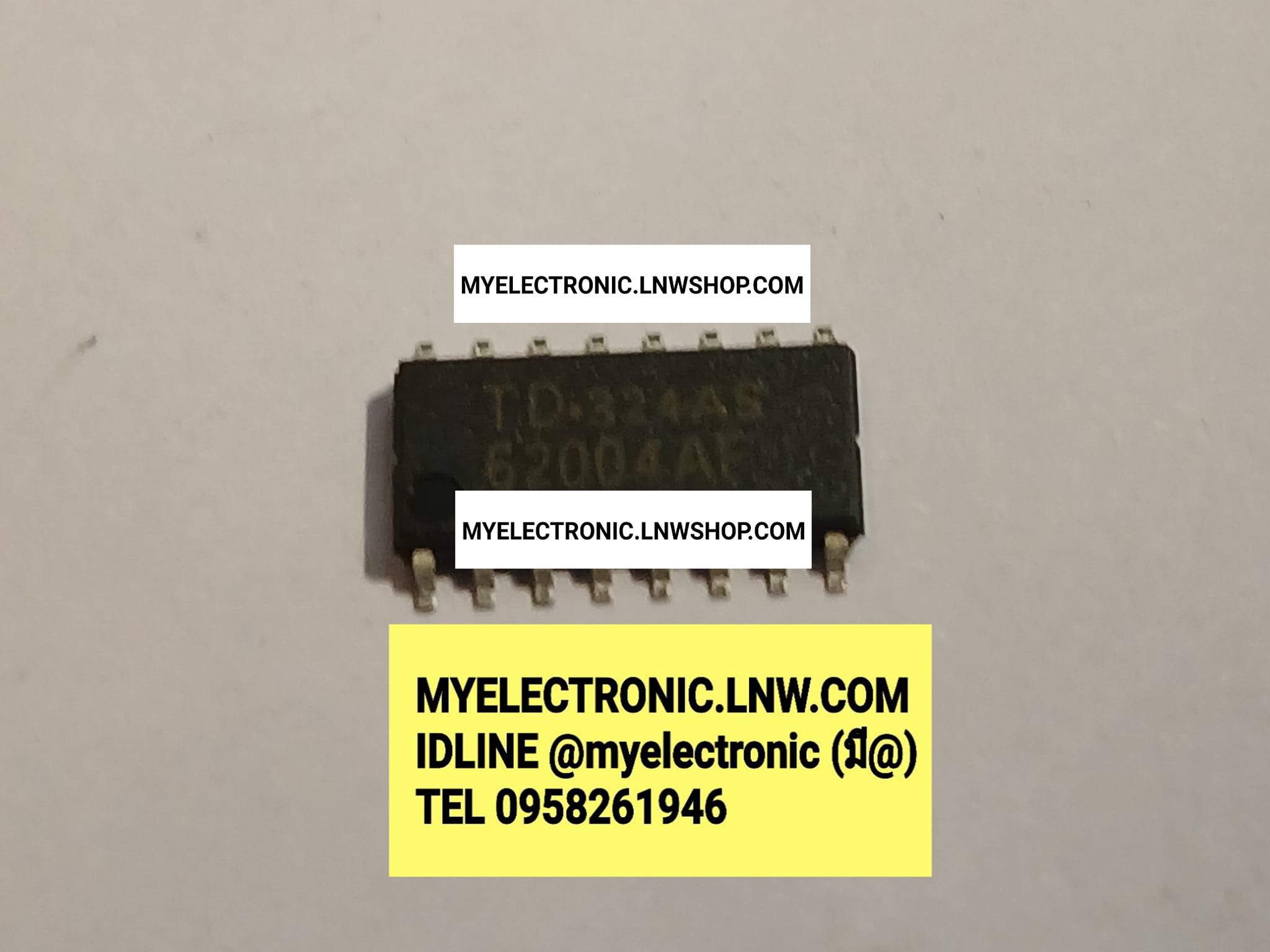 ขาย TD62004AF ตัวถังSMD ไอซี IC ยี่ห้อ โตชิบ้า TOSHIBA ราคา ตัวละ . . . . . .หน่วย บาท