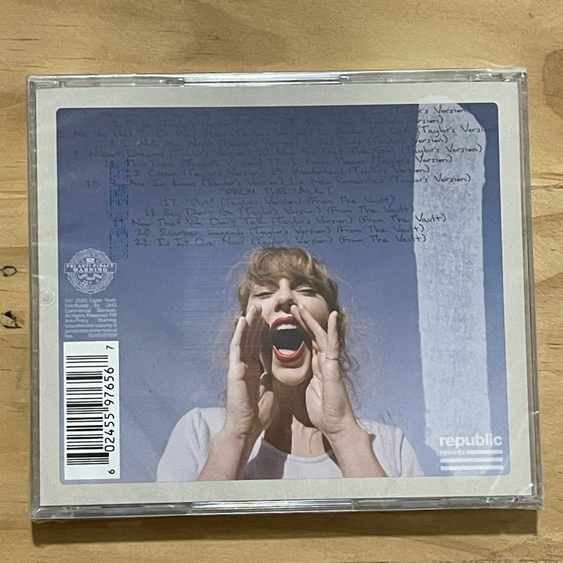 แผ่น CD Taylor Swift – 1989 (Taylor's Version) , Album, Special Edition, Crystal Skies Blue Edition ,มือหนึ่ง ซีล