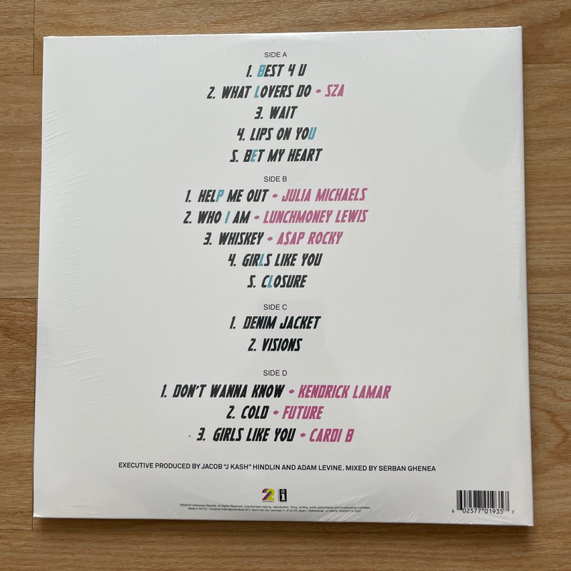 แผ่นเสียง Maroon 5 – Red Pill Blues 2 color Vinyl Deluxe Edition,แผ่นเสียง มือหนึ่ง ซีล