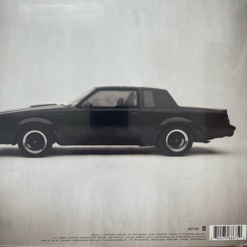 แผ่นเสียง Kendrick Lamar GNX , Vinyl, LP, Album, Stereo, 180g,BLACK ,EU มือหนึ่ง ซีล