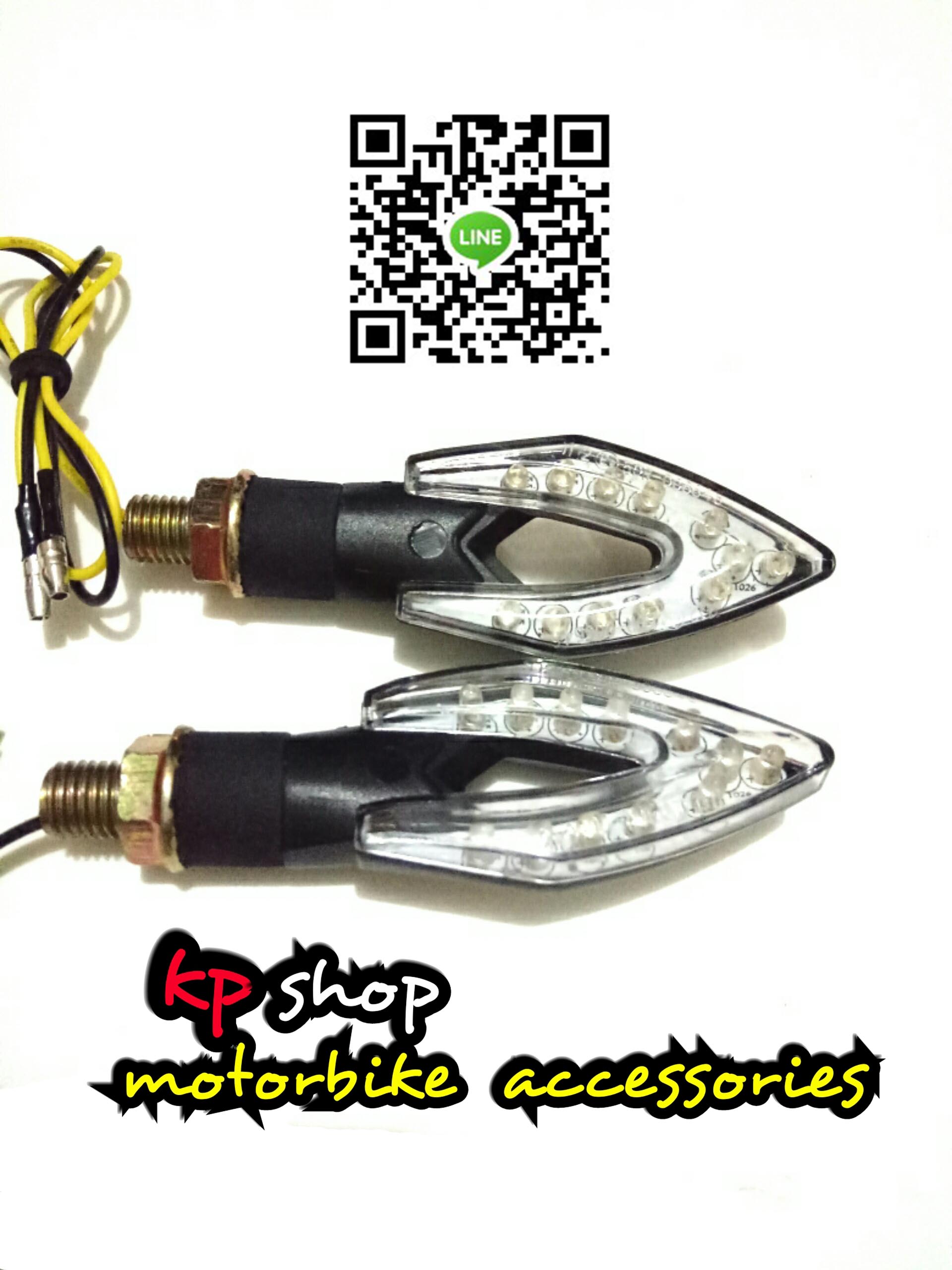 ไฟเลี้ยวมอเตอร์ไซค์แต่ง led