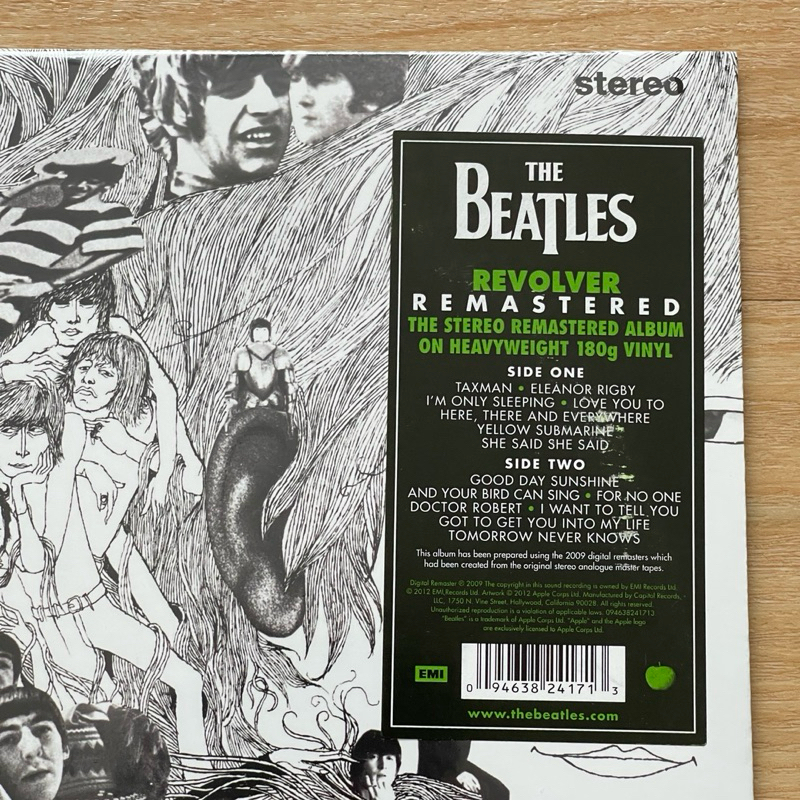 แผ่นเสียง The Beatles – Revolver ,Vinyl, LP, Album, Remastered, Stereo, 180 Gram,US มือหนึ่ง ซีล