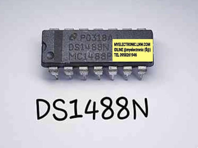DS1488Nยี่ห้อNATIONALตัวถังDIP14ขาราคาตัวละบาท
