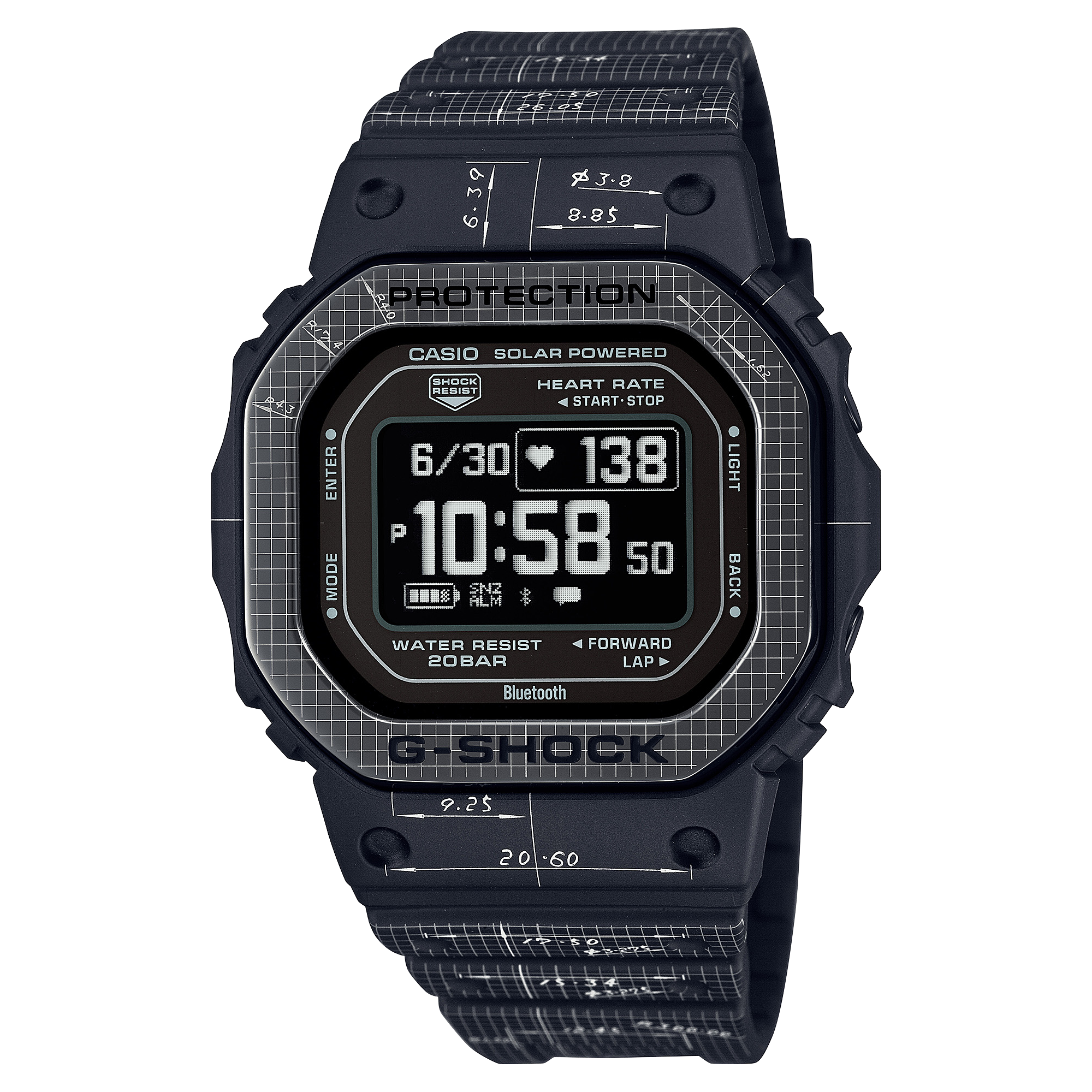 DW-H5600EX-1 | G-SQUAD | ซีรีส์ 5600 | G-SHOCK | นาฬิกา | CASIO