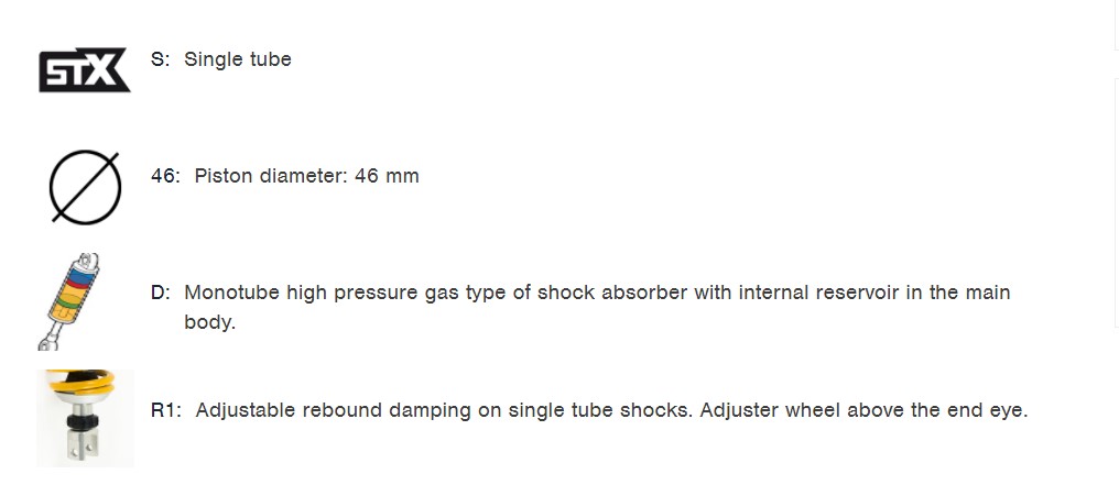 โช๊คอัพ OHLINS DU 737 FOR DUCATI MONSTER 696/796/1100/1100EVO