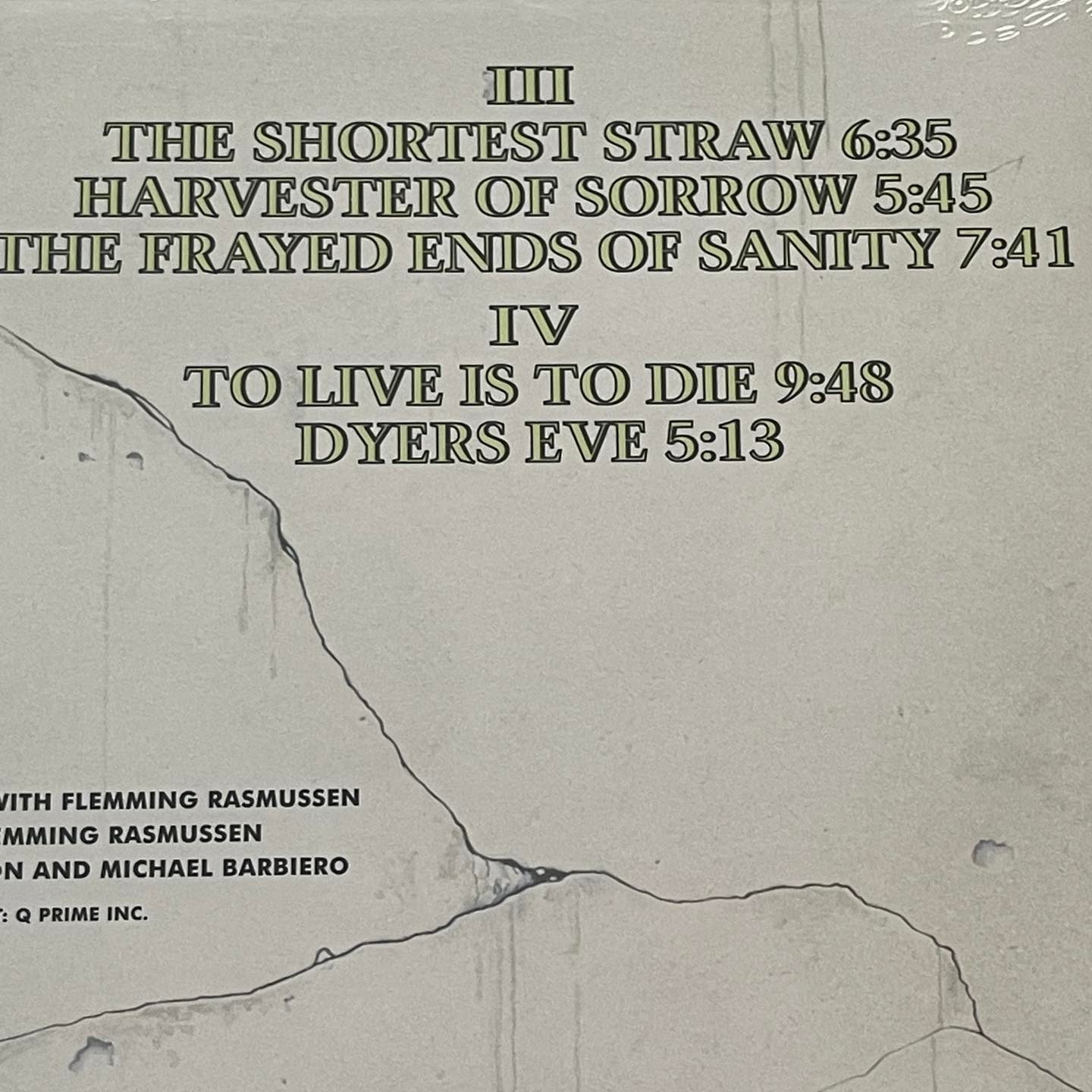 แผ่นเสียง Metallica – ...And Justice For All ,2 x Vinyl, LP, Album, Reissue, Remastered, 180 Gram ,มือหนึ่ง ซีล