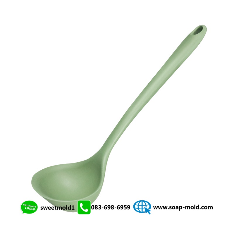 กระบวยตักซิลิโคน คละสี (ชิ้น) :007734