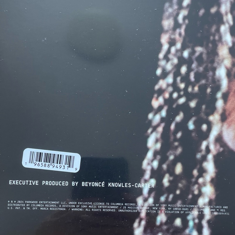 แผ่นเสียง Beyoncé - Cowboy Carter 2 x Vinyl, LP, Album, Limited Edition, "Beads" (Black) Cover ,มือหนึ่ง ซีล