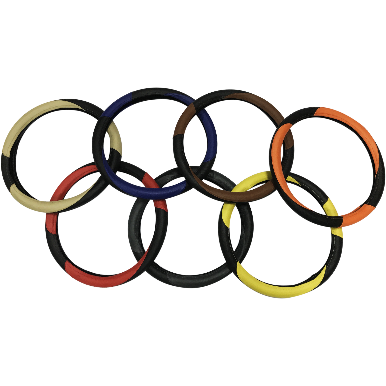 หุ้มพวงมาลัย ลาย New Sport สำหรับรถเก๋งทั่วไป