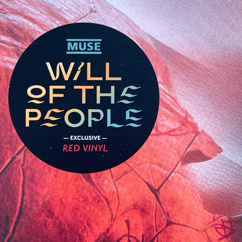 แผ่นเสียง Muse - Will Of The People , **Red Vinyl, LP, Album,EU มือหนึ่ง ซีล