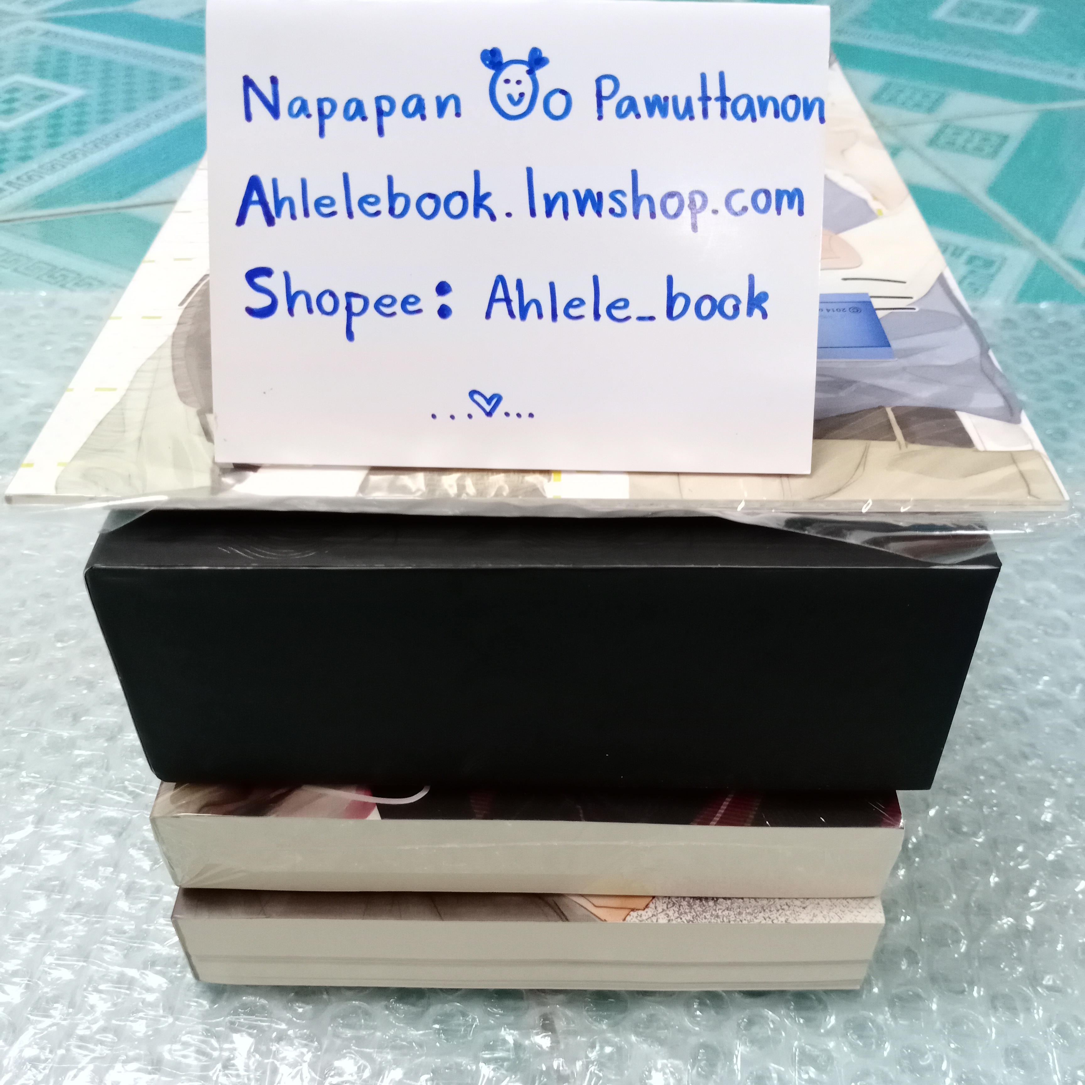 [นิยายวาย] Boxset จ้าวธารา หนังสือ 2 เล่มจบ + โดจิน seven days + สแตนดี้ 3 ลาย + ที่คั่นไดคัท