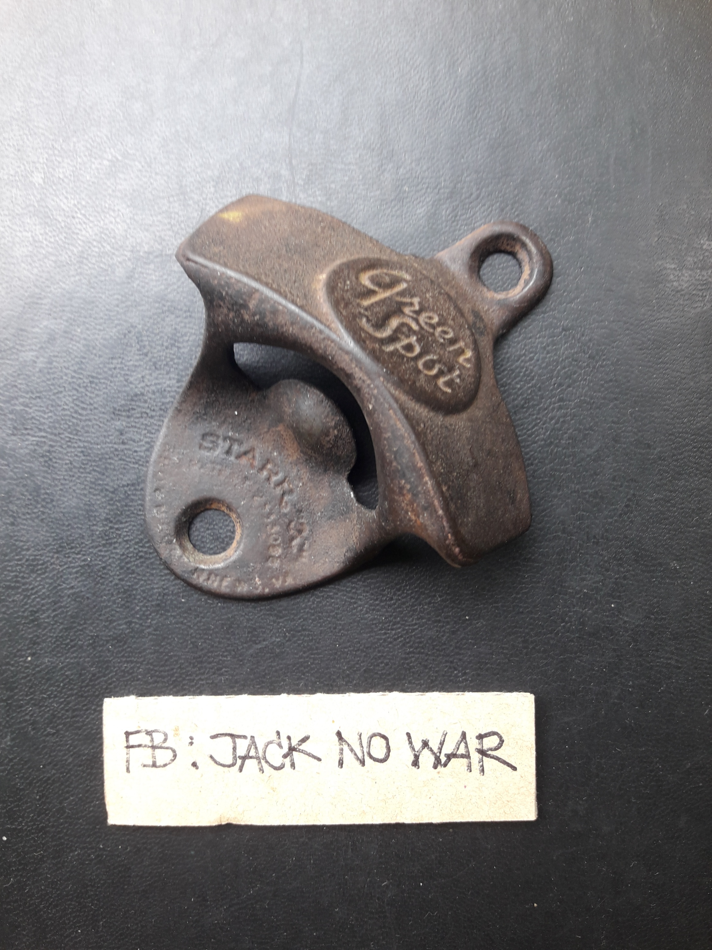 green spot ที่เปิดขวดเก่า USA.แบบติดผนัง