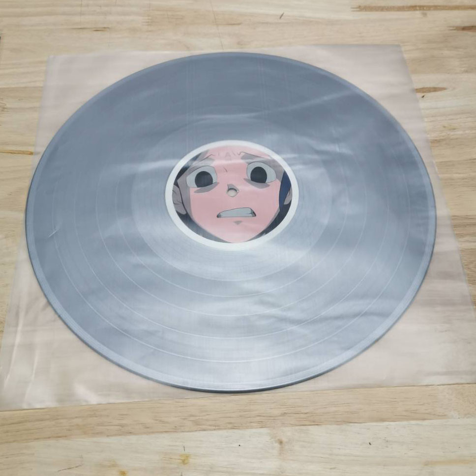 ซองพลาสติกชั้นในใส่แผ่นเสียง สำหรับแผ่นขนาด12นิ้ว 100ใบ