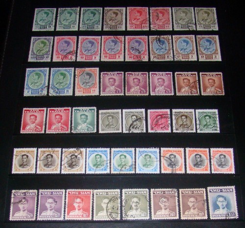 s759-รวมแสตมป์พระรูป ในหลวง รัชกาลที่ 9 ยุคต้น ช่วงปี พ.ศ.2490-2511 จำนวน 49 ดวง ใช้แล้ว ราคาเบา น่าสะสมครับ