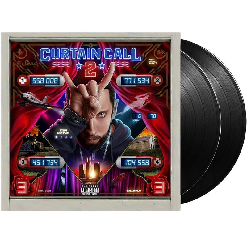 แผ่นเสียง Eminem - Curtain Call 2, 2 x Vinyl, LP, Compilation, 180 g ,EU, มือหนึ่ง ซีล
