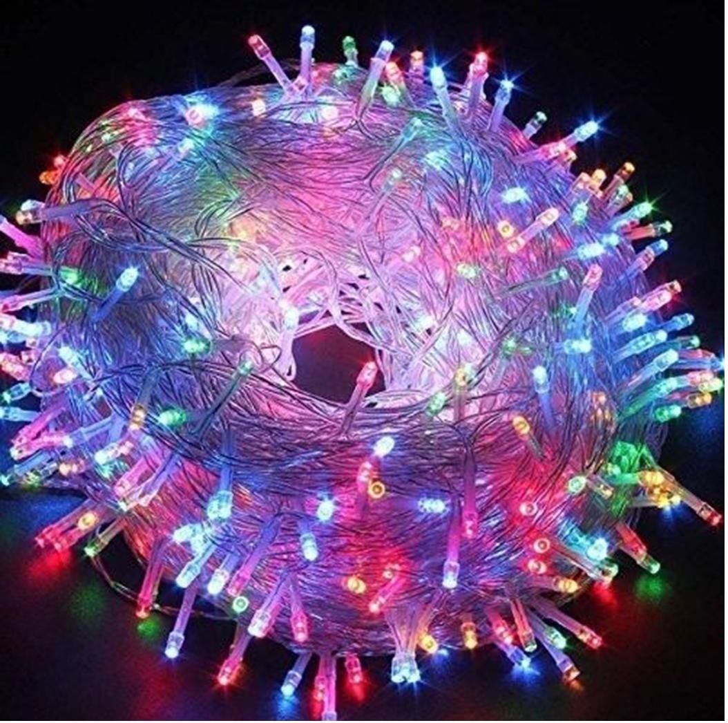 ไฟคริสต์มาส ความยาว 100 เมตร เเสงขาว / วอร์มไวท์ / สีรวม RGB /ฟ้า / เเดง / ชมพู เเสงนิ่ง (ไม่กระพริบ) ไฟประดับตกเเต่ง ไฟประดับสวน ไฟประดับต้นไม้ ไฟประดับ led ไฟประดับปีใหม่ ไฟปีใหม่ ไฟงานวัด ไฟเส้นตกเเต่ง