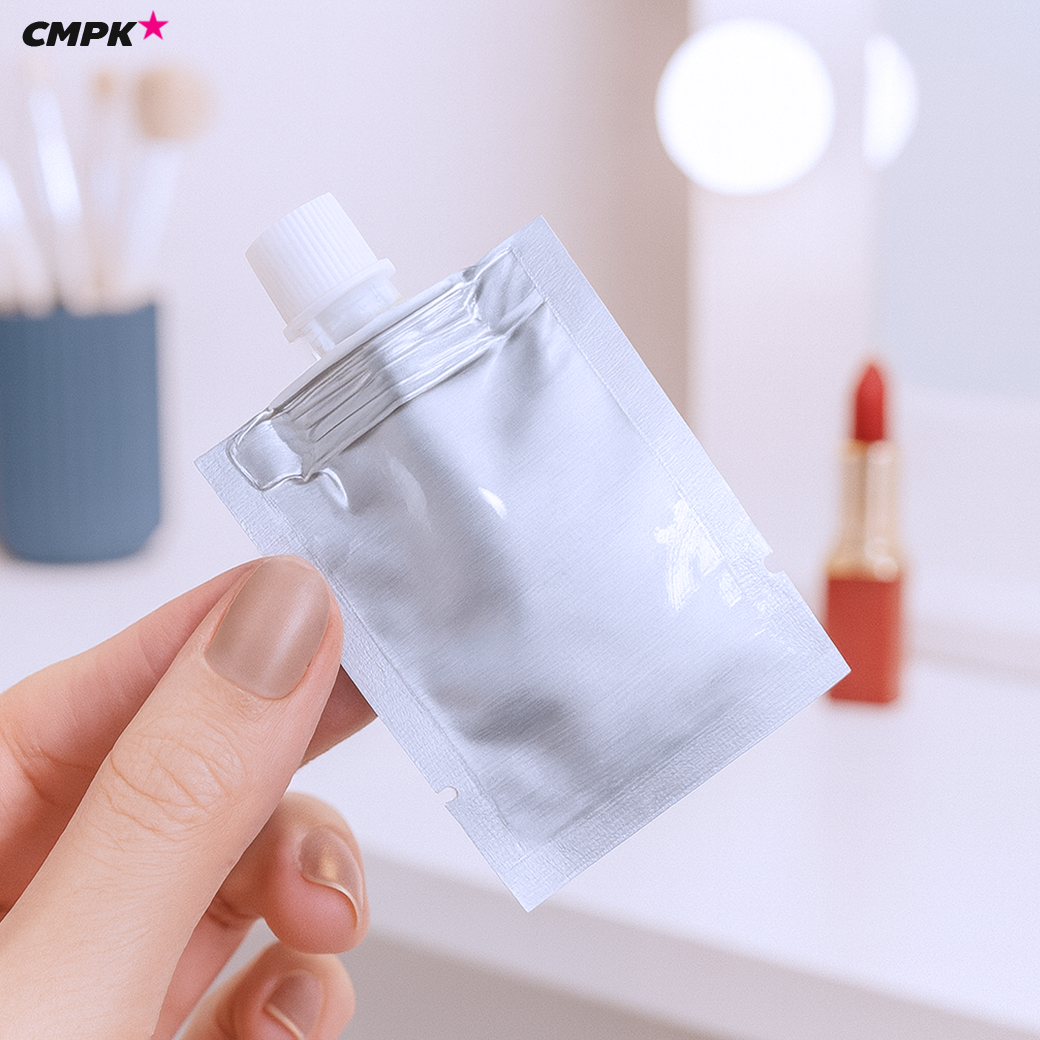 ซองเทสเตอร์ ฟอยล์ติดจุก ทึบแสง ขนาด 5 mL (แพ็ค 100 ใบ พร้อมฝา Mini 0.5 ซม.)