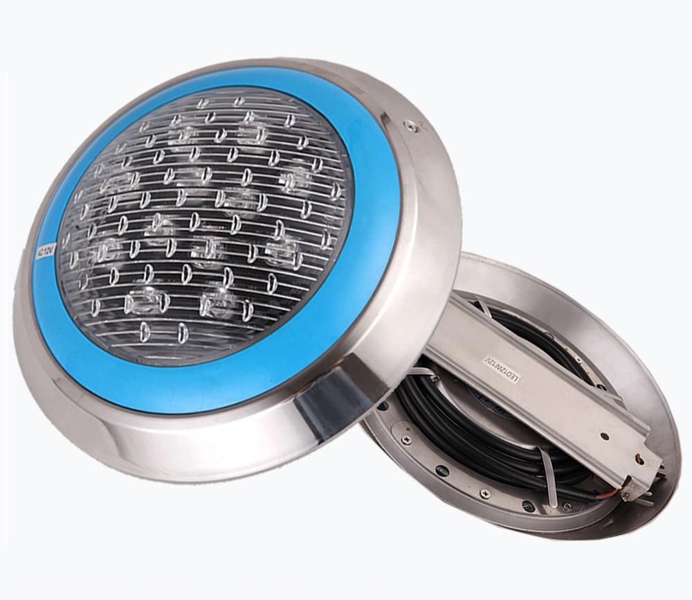 LED Swimming Pool Light Underwater Light ไฟไต้น้ำ โคมไฟสระว่ายน้ำ 12W 23 CM. / 18W 30 CM. 12V-24V IP68 สเเตนเลสขอบฟ้า เเสงขาว ( White ) / เเสงวอร์มไวท์ (warmwhite) -แอลอีดีสำหรับสระว่ายไฟสำหรับสระว่ายน้ำ น้ำพุ สปอร์ตไลท์ไฟใต้สระน้ำ