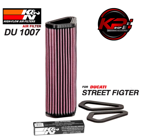 กรองอากาศ K&N DUCATI STREET FIGHTER / DIAVEL (DU 1007)